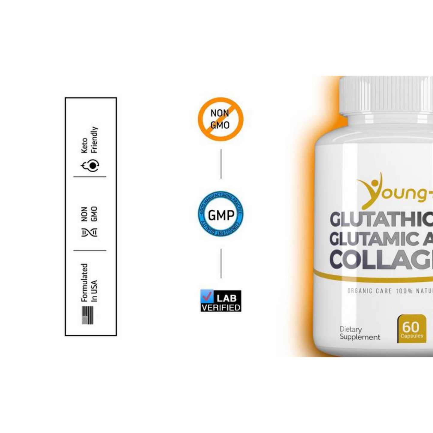 non gmo keto friendly glutathione made in gmp registered facility in the usa